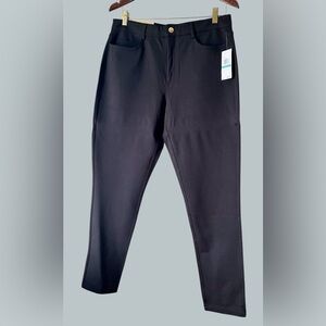 Michael Kors Women’s Izzy Skinny Essential Dress Pants | Black | L | New